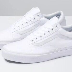 Vans Classic Tumble Old Skool - White - Men's Size 9.5